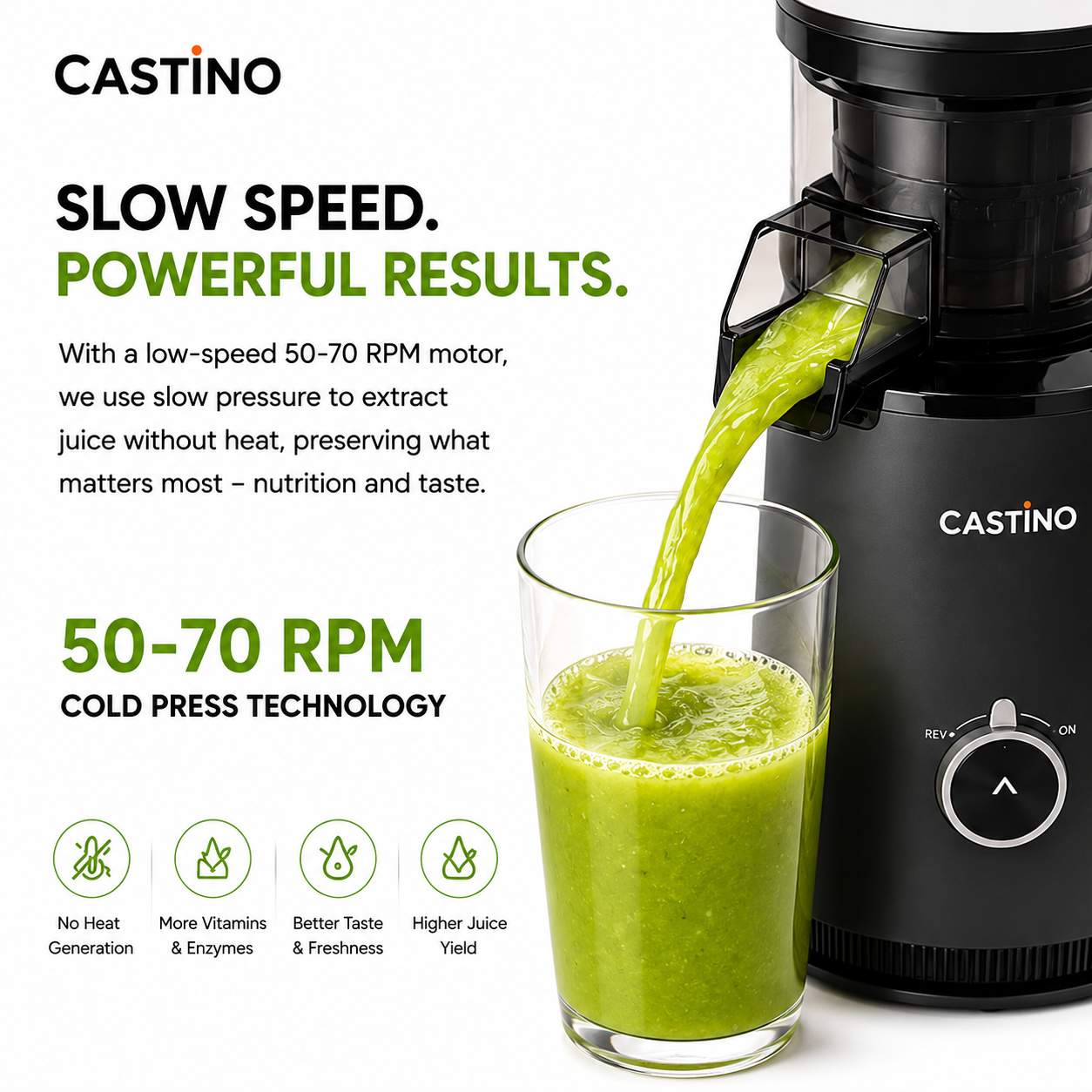 Castino Cold Press Juicer