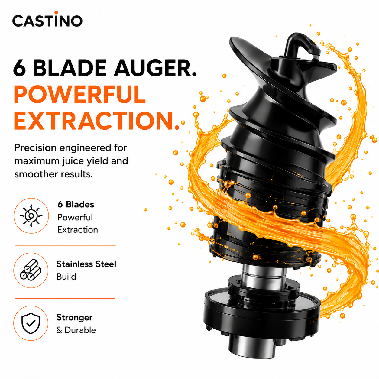 Castino Cold Press Juicer