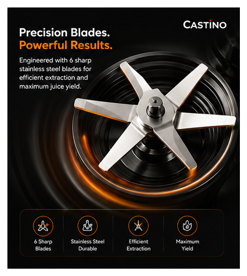 Castino Cold Press Juicer